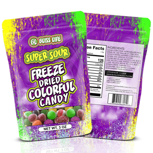 Sour Sensations: The Intense Zing of Freeze-Dried Sour Skittles