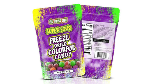 sour candy packages