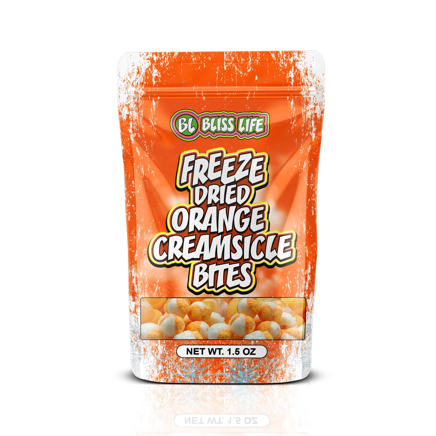 Freeze Dried orange creamsicle bites