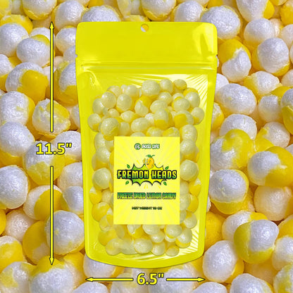 Fremonheads - Lemon Bliss Life Freeze Dried Candy packets length