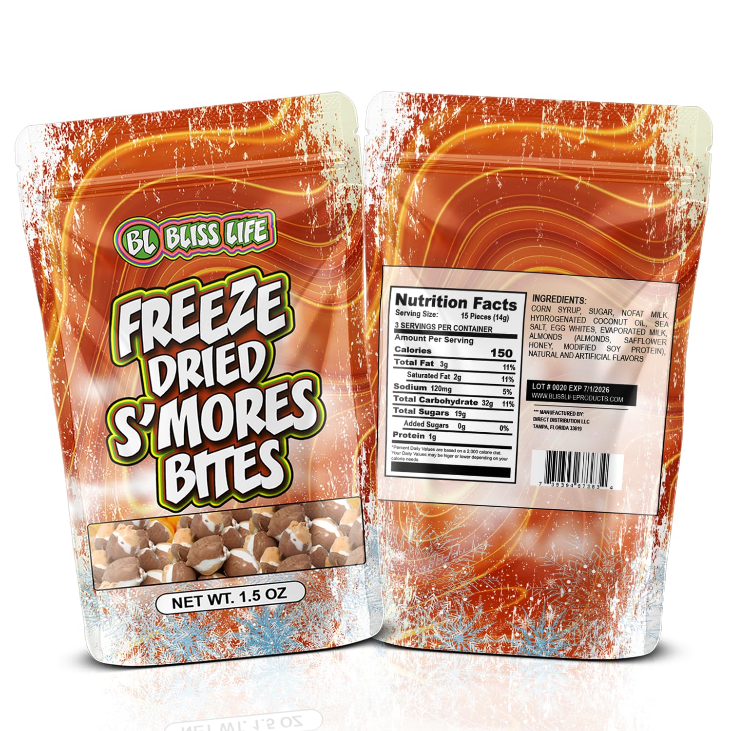 Freeze Dried S'Mores bites