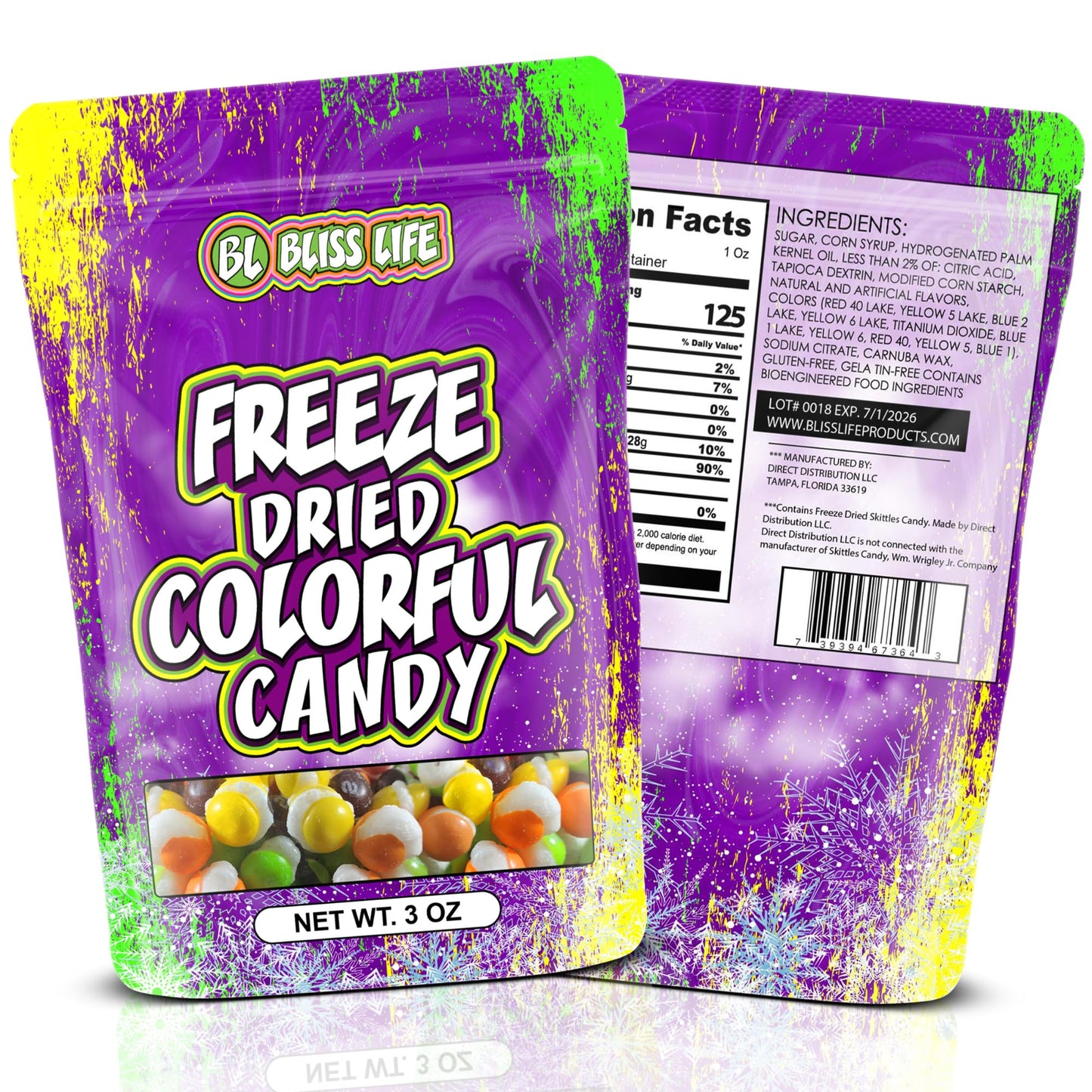 Freeze Dried Colorful Candy