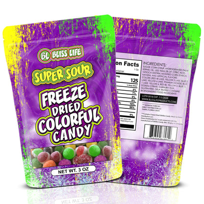 Sour Flavor Bliss Life Freeze Dried packets