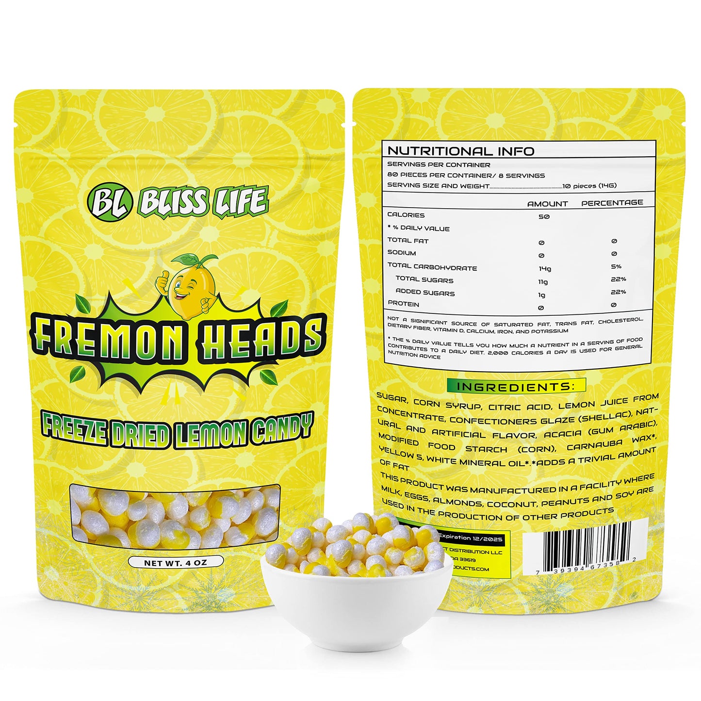 Fremonheads - Lemon Bliss Life Freeze Dried Candy informations